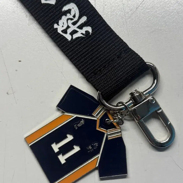 [BUNJANG] Haikyuu!! Tsukishima Uniform Metal Keychain / 하이큐 츠키시마 유니폼 메탈키링