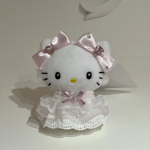 [BUNJANG] Sanrio Hello Kitty Handmade Charm Keychain / 산리오 챠미키티 리폼 인형 카라비너 키링
