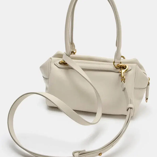 [BUNJANG] Zara Ivory Bowling Bag / 자라 아이보리 볼링백