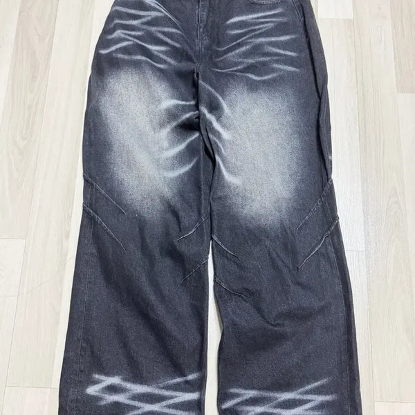 [BUNJANG] Photosensitive Denim Pants Size 2 / 포스센스티브 데님 팬츠