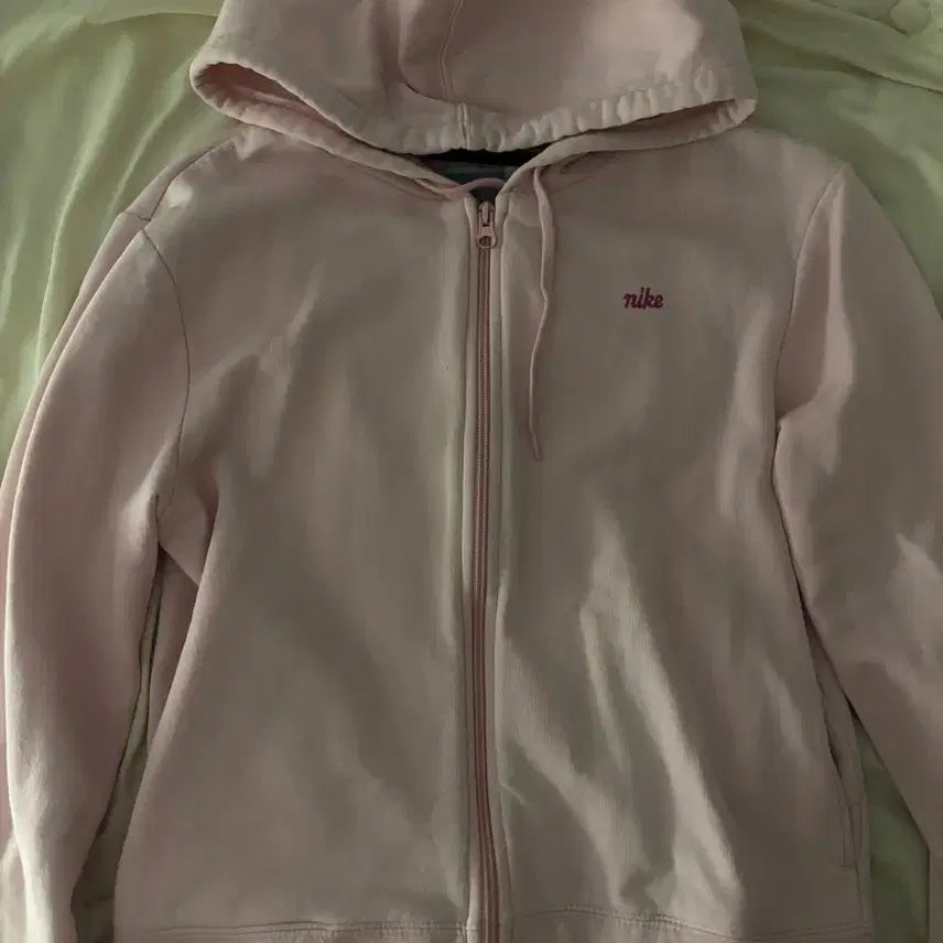 [BUNJANG] Nike Women's Pink Hooded Zip-Up Jacket / 나이키 여성 후드 집업 핑크