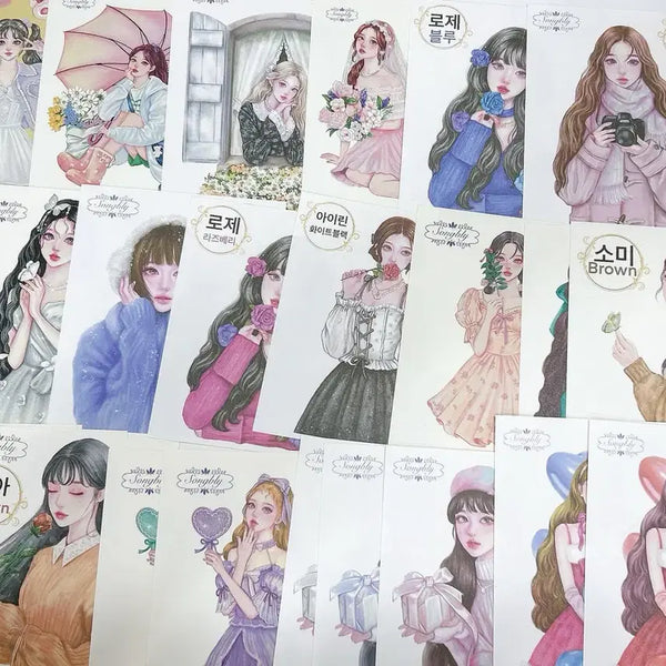 [BUNJANG] Songvely Vintage Deco Stickers Set (43 pcs) / 송블리 인스 43매 빈티지다꾸