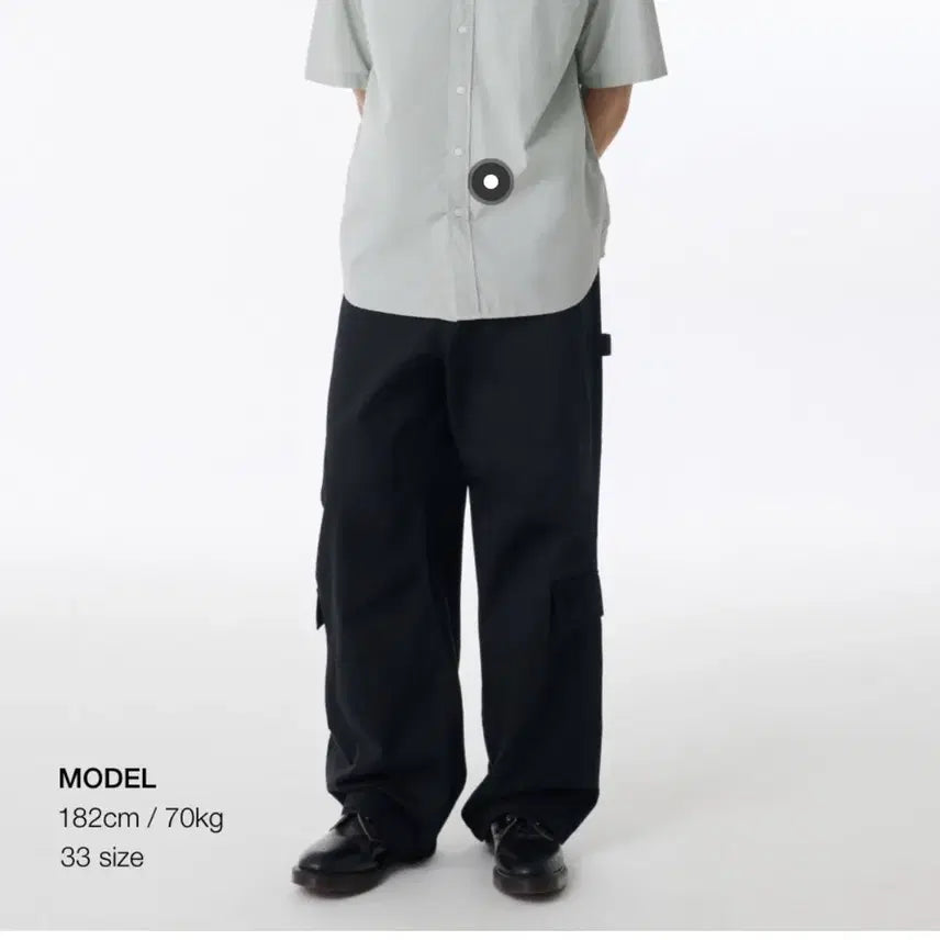[BUNJANG] MUDIDI Carpenter Pants with Multi Pockets (Black) - Belt Included / 무탠다드 멀티 포켓 카펜터 팬츠 [블랙] 벨트증정