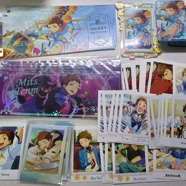 [BUNJANG] Ensemble Stars! Tenma Mitsuru Merchandise Bundle Set / 앙스타 굿즈 세트 파샤코레 유사코롯타 라이브티켓 텐마 미츠루