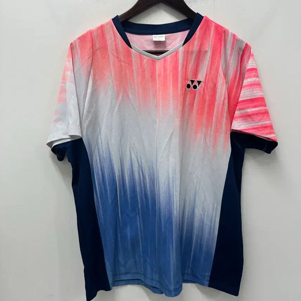 [BUNJANG] YONEX Badminton T-Shirt Pink/Blue Size 110 / [만원빈티지 최저가]요넥스 배드민턴 티셔츠 핑크/블루 110