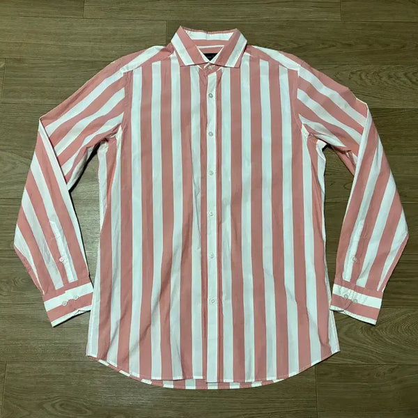 [BUNJANG] Massimo Dutti Striped Shirt / M) 마시모 두띠 스트라이프 셔츠