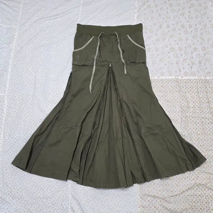 [BUNJANG] GOA Grunge Punk Y2K Multi-Zipper Military Skirt / 고아 goa st 그런지 펑크 y2k 멀티 지퍼 밀리터리 스커트