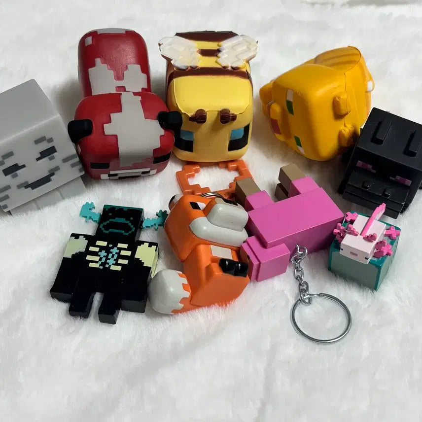 [BUNJANG] Minecraft Gacha & Keyring Bundle Set / 마인크래프트 가챠 및 키링 (일괄)
