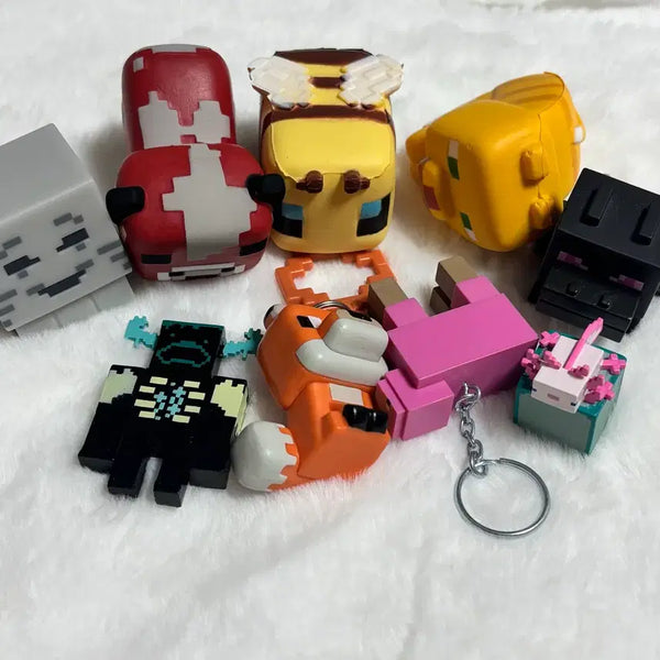 [BUNJANG] Minecraft Gacha & Keyring Bundle Set / 마인크래프트 가챠 및 키링 (일괄)