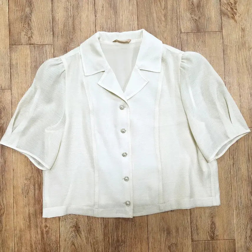 [BUNJANG] CC Collect Sheer Blouse / CC콜렉트(cc collect) 시스루 블라우스 55-66