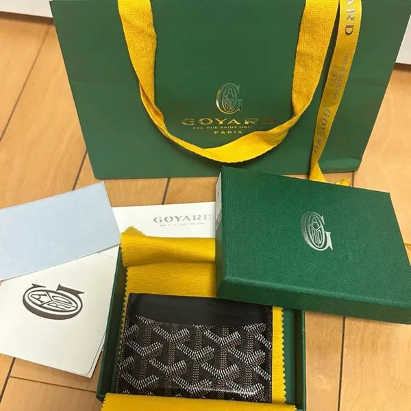[BUNJANG] Goyard Card Holder Black / 고야드 카드지갑 블랙