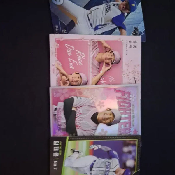 [BUNJANG] Baseball Card Lot (4 Cards) / 불꽃야구카드 4장 Lot