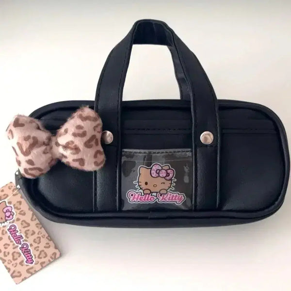 [BUNJANG] Hello Kitty Retro School Bag Pen Pouch / 태닝키티 레트로 스쿨가방 펜 파우치 스쿨백 갸루 필통