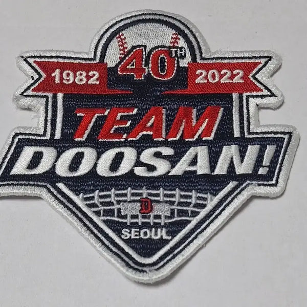 [BUNJANG] Doosan Bears 40th Anniversary Patch 1982-2022 / 두산베어스 40주년 기념 패치 1982-2022
