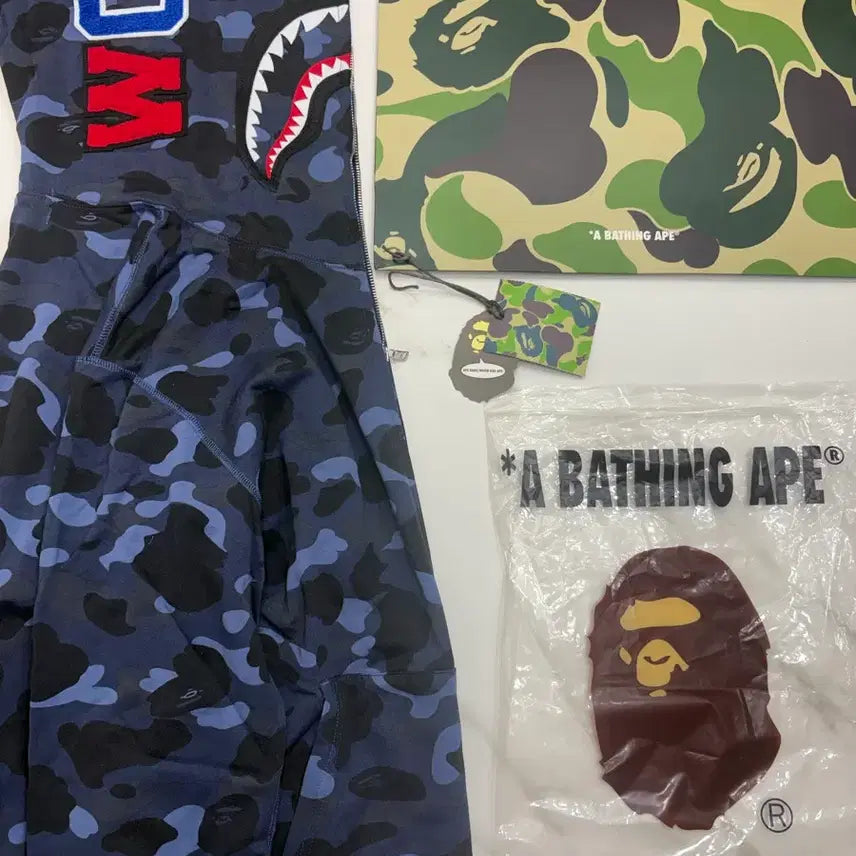 [BUNJANG] BAPE Shark Hoodie / 베이프 샤크후드 청계 새상품
