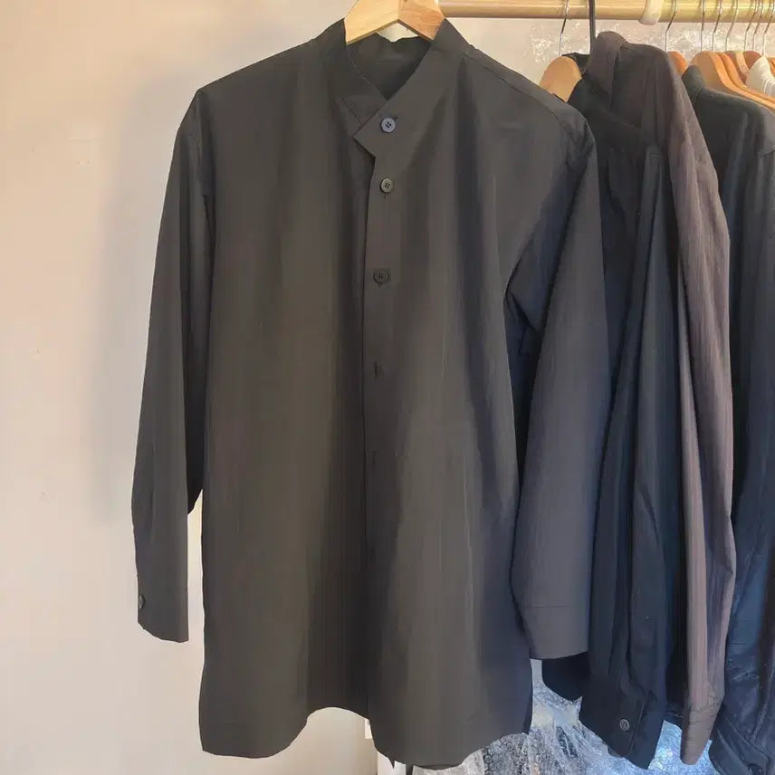 [BUNJANG] Issey Miyake Black Shirt / 이세이미야케 셔츠 블랙