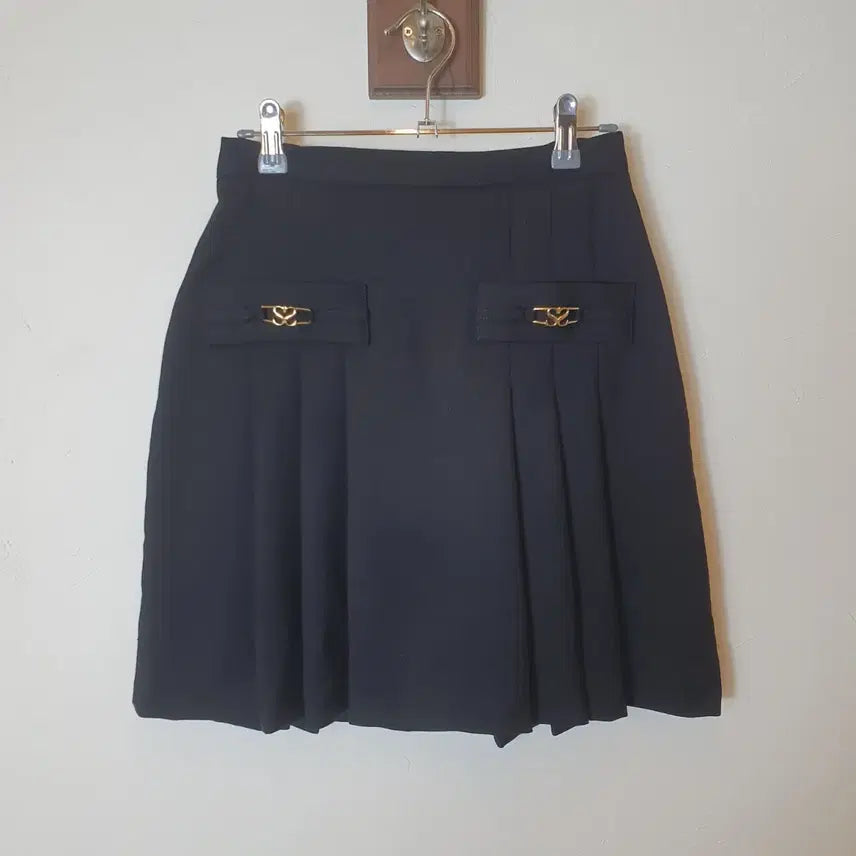 [BUNJANG] Sandro Pleated Mini Skirt / 산드로 플리츠 미니 스커트