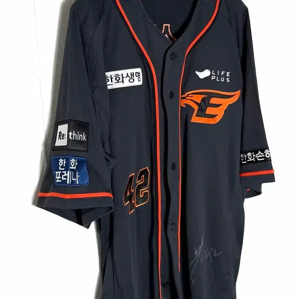 [BUNJANG] Hanwha Eagles Park Sang-eon Authentic Jersey / 한화이글스 유니폼