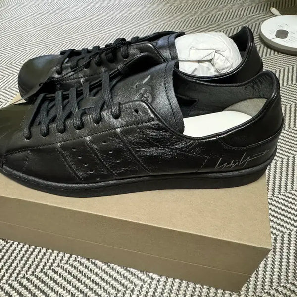 [BUNJANG] Y-3 Superstar All Black Sneakers (260) / Y-3 슈퍼스타 올블랙 260
