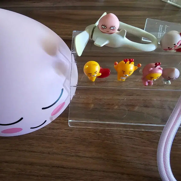[BUNJANG] Kakao Friends Apeach Chupa Chups Figure Keychain Holder Hat Bundle / 어피치 츄파춥스피규어 키링 거치대 모자 일괄