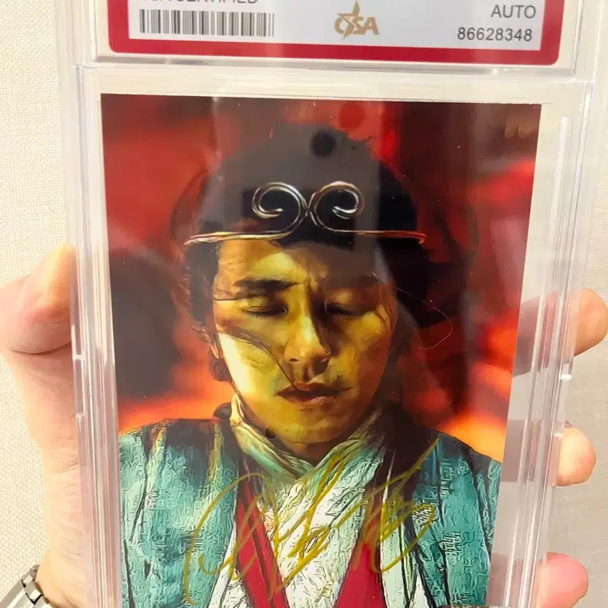 [BUNJANG] Stephen Chow Autographed Photocard with CSA Certified Case / 주성치 친필싸인 포토카드  | CSA 인증 케이스 포함 | 소장용 최