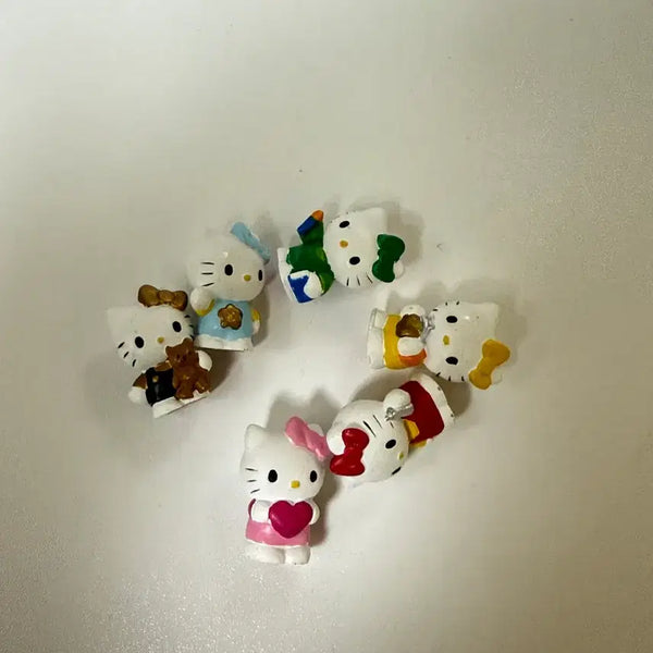 [BUNJANG] Vintage Hello Kitty Mini Figure Set / 고전키티 피규어세트