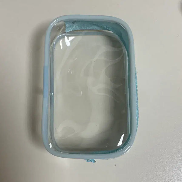 [BUNJANG] Transparent Pouch Zipper Bag for Plush Toys and Photocards / 투명 파우치 지퍼백 인형 보호 포카 민트 민트코어