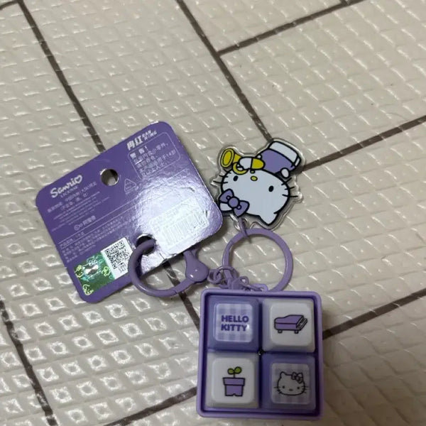 [BUNJANG] Hello Kitty 4-Keycap Keyring / 헬로키티 키링 4구 키캡