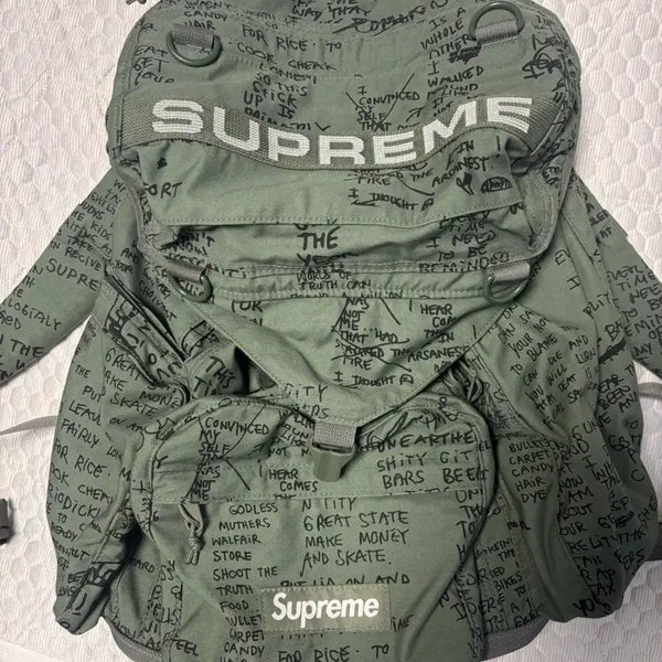[BUNJANG] Supreme 23ss Field Backpack Olive / 슈프림 23ss 필드백팩 올리브