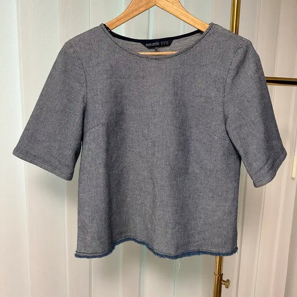 [BUNJANG] Zara Denim T-Shirt / ZARA 데님 티셔츠