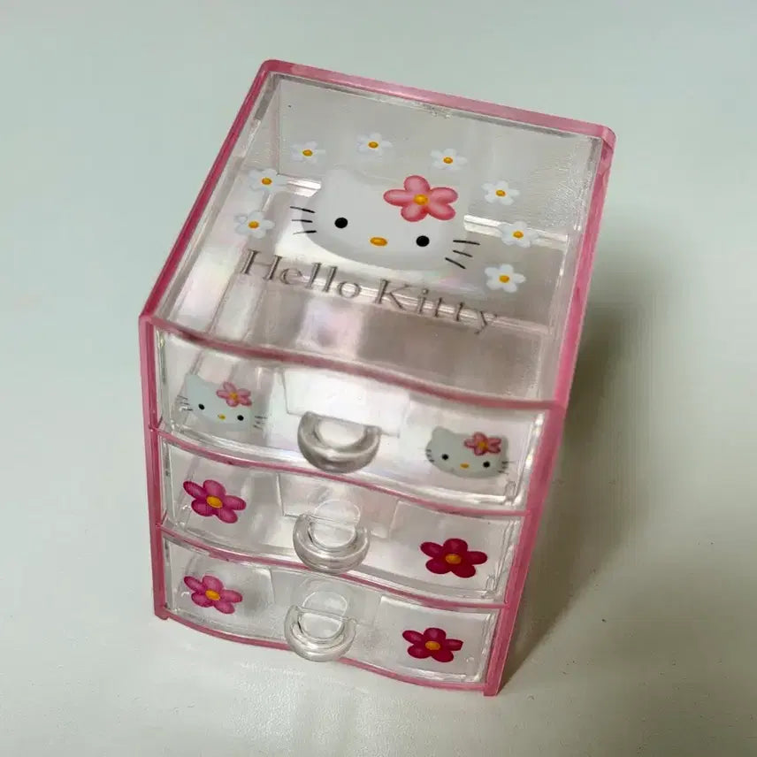 [BUNJANG] Vintage Hello Kitty Mini Storage Box / 고전키티 미니 보관소품함/방꾸템
