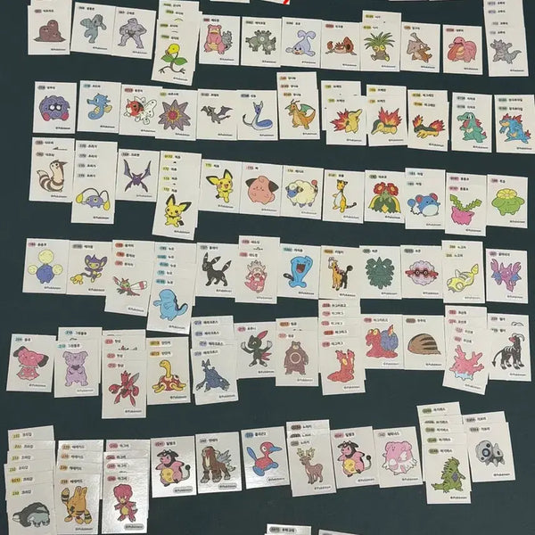 [BUNJANG] Pokemon Stickered Collection Generation 1, 2, 3 (Bundle Set) / 포켓몬 띠부실 1세대 2세대 3세대 5+1
