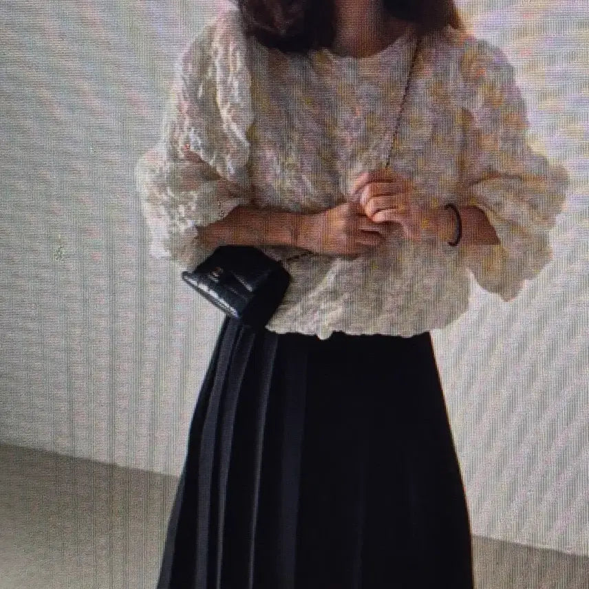 [BUNJANG] Pleated Blouse / (해외배송)주름 블라우스  2컬러