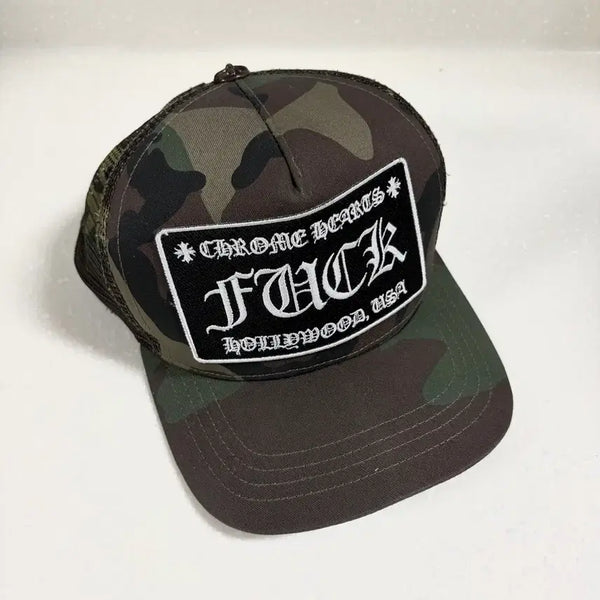 [BUNJANG] Chrome Hearts Fuck Camo Ball Cap OS / 크롬하츠 FUCK 카모 볼캡