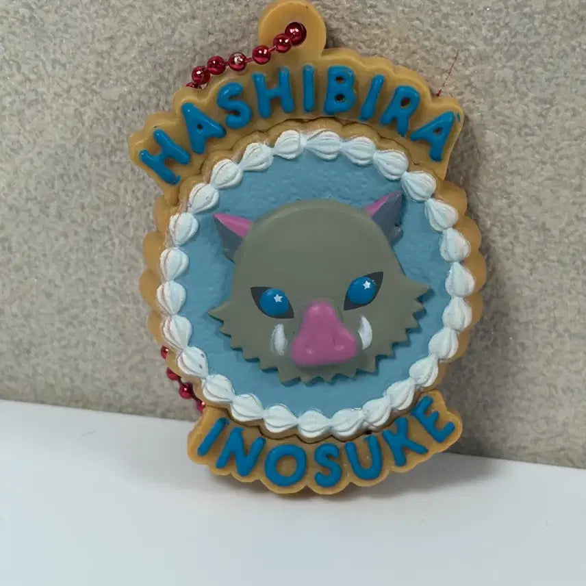 [BUNJANG] Demon Slayer Inosuke Cookie Keychain / 귀멸의칼날 이노스케 쿠키 키링