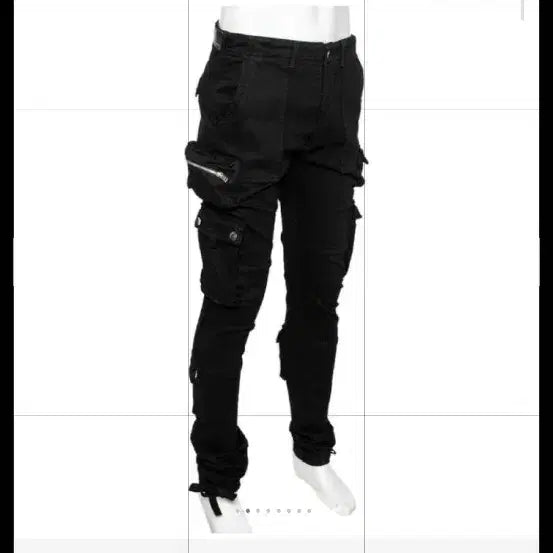 [BUNJANG] AMIRI Tactical Cargo Black Jeans Size 32 / AMIRI 아미리 택티컬 카고블랙 청바지.   싸이즈 32
