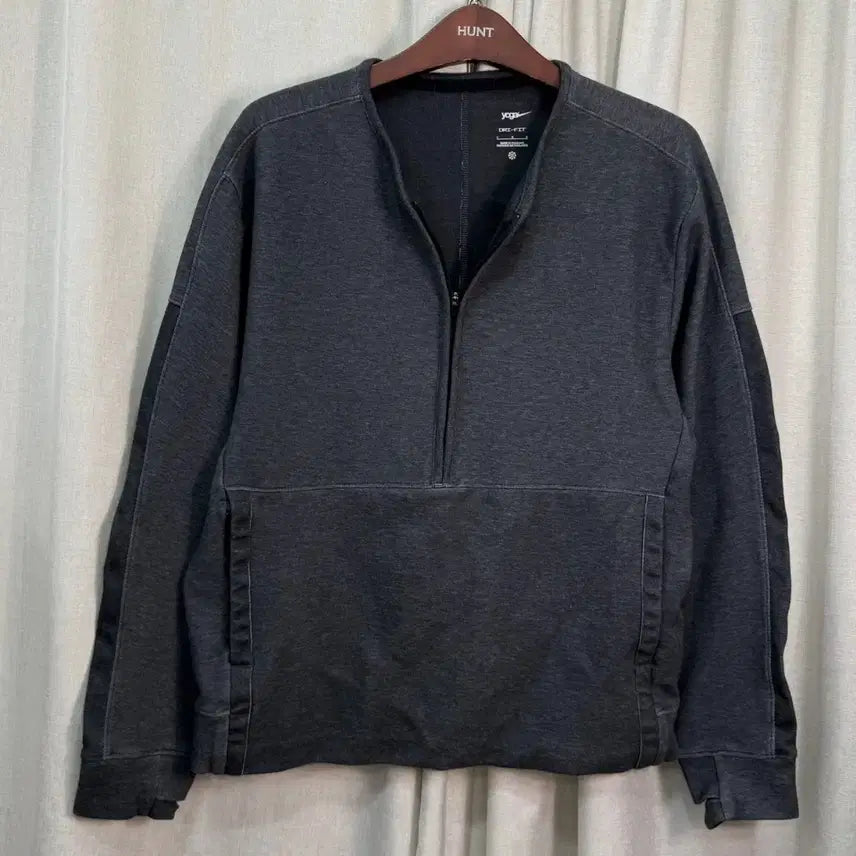 [BUNJANG] Nike Yoga Dri-FIT Anorak Half-Zip Sweatshirt L / 나이키 요가 드라이핏 아노락 반집업 맨투맨L