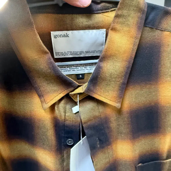 [BUNJANG] Gonak Ombre Check Shirt (New) / [3] 고낙 - 옴브레 체크셔츠 [새상품]