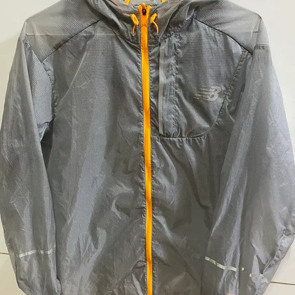 [BUNJANG] New Balance Men's Windbreaker Grey Size M / 뉴발란스 남성 바람막이