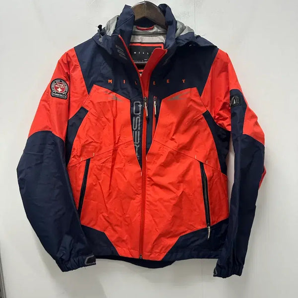 [BUNJANG] Millet Windbreaker Jacket Orange Navy 95 / [만원빈티지 최저가]밀레 윈드브레이커 자켓 오렌지 네이비 95