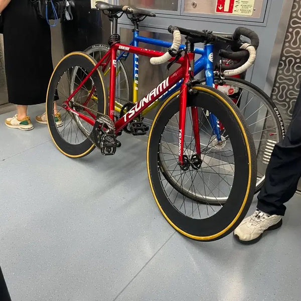 [BUNJANG] Tsunami Red Wine Frame Set Bicycle / 쓰나미 레드와인 판/대 급처