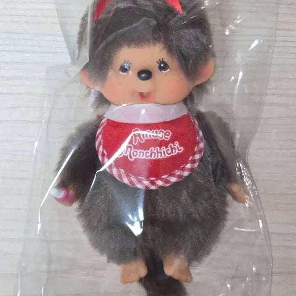 [BUNJANG] Amuse x Monchhichi Collaboration Plush Keychain (Sealed) / 어뮤즈 몬치치 인형 키링 (미개봉)