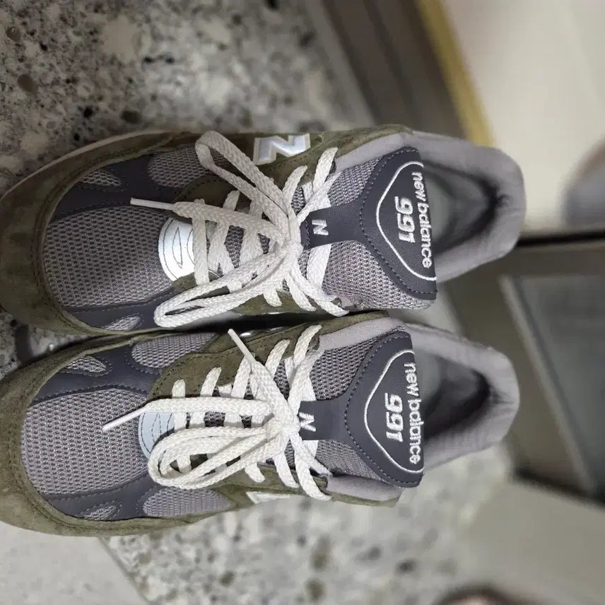 [BUNJANG] New Balance 991 GGT Green Sneakers / 뉴발란스 991 ggt 그린