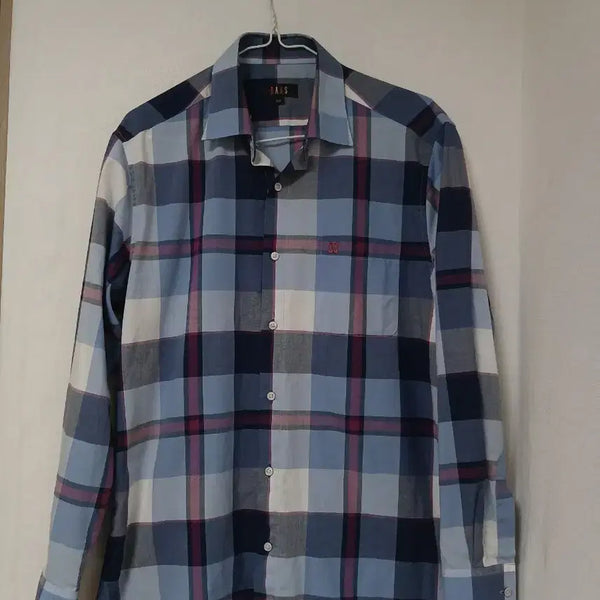 [BUNJANG] Daks Check Shirt 100 / 닥스 체크 남방 셔츠 100