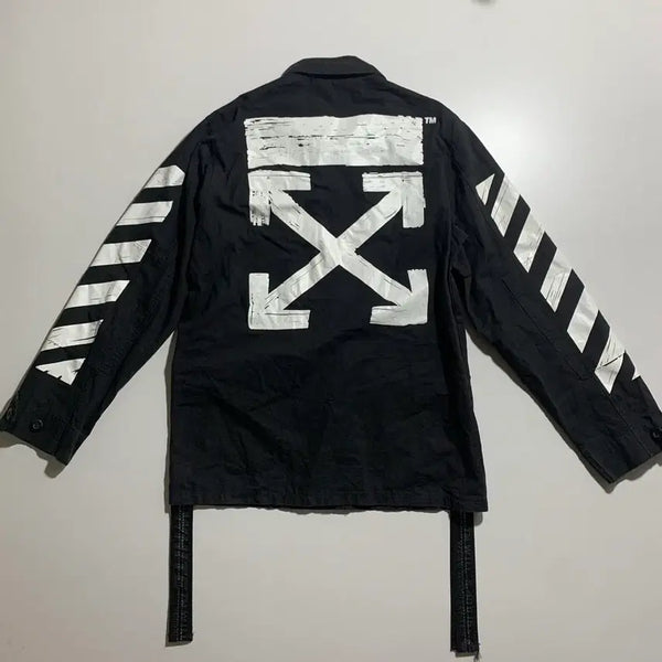 [BUNJANG] Off-White Arrow Black Field Jacket / 오프화이트 애로우 블랙 필드 자켓