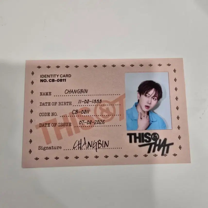 [BUNJANG] Stray Kids Changbin This or That ID Card / 스트레이키즈 창빈 디스앤댓 아이디 카드