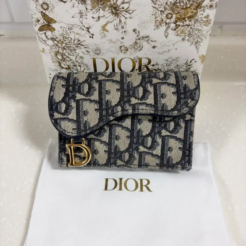 [BUNJANG] Dior Saddle Oblique Card Holder / 디올 오블리크 새들 카드지갑