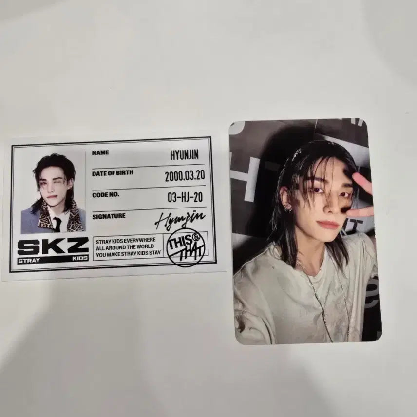 [BUNJANG] Stray Kids Hyunjin Disco & That ID Card Photocard Bundle Set / 스트레이키즈 현진 디스앤댓 아이디카드 포토카드 일괄