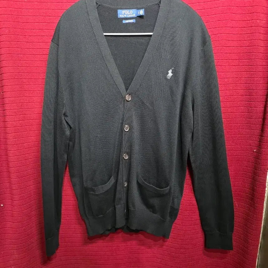[BUNJANG] Polo Ralph Lauren Black Cardigan / 폴로 랄프로렌 가디건 블랙