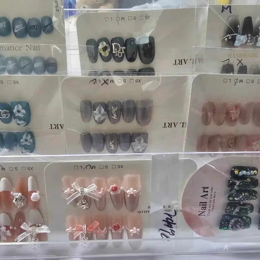 [BUNJANG] Assorted Nail Art Tips Set / 각종 네일아트 팁 모음